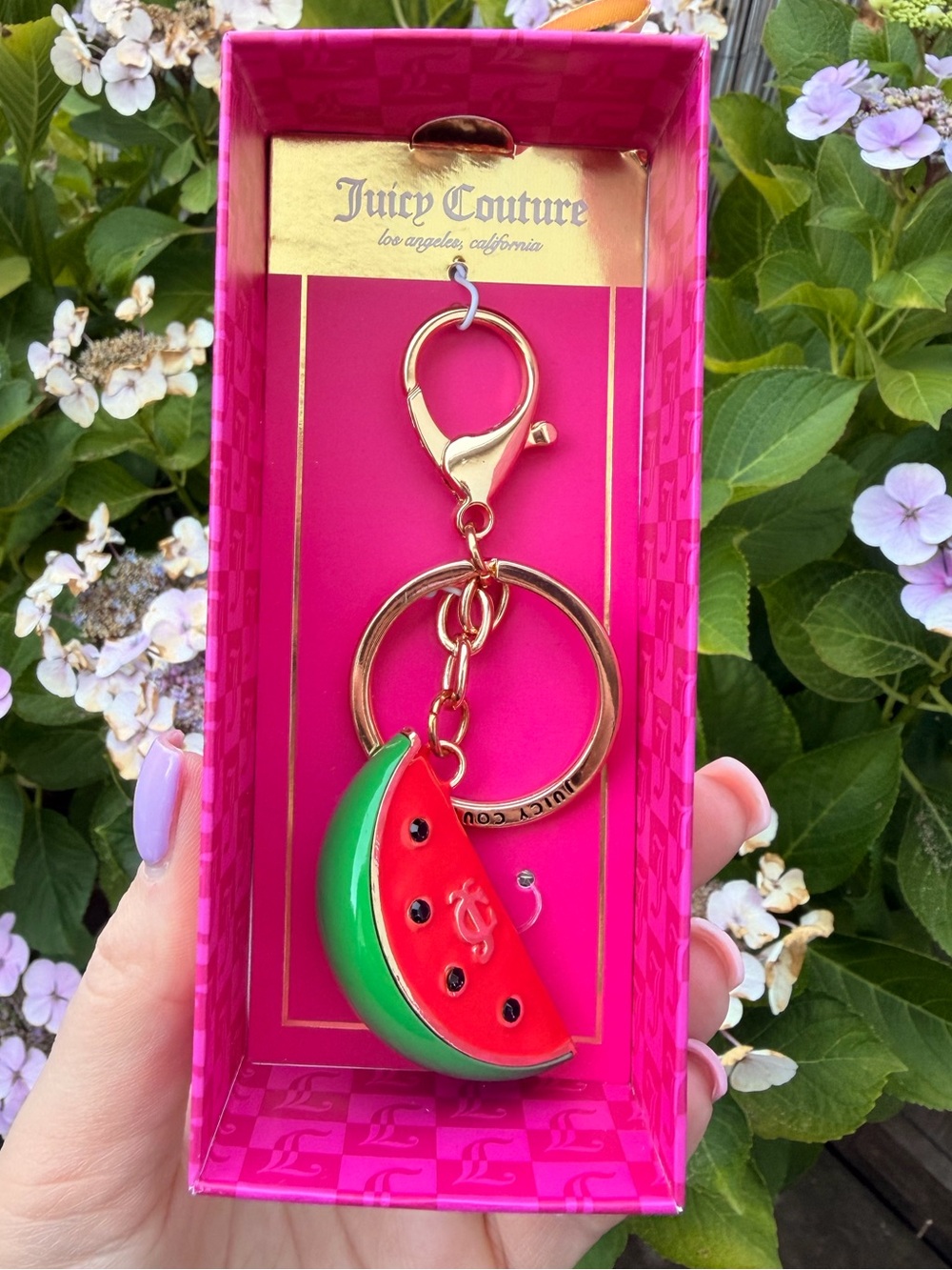Juicy Couture Watermelon Bag Charm/Keyring
